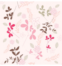 Floral background vector image