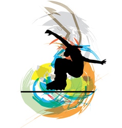 Skater boy vector image