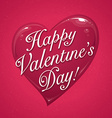 Valentines Day Typography vector image