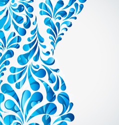 Water drops vector image