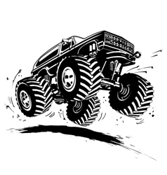 Cartoon Monster Truck vector image