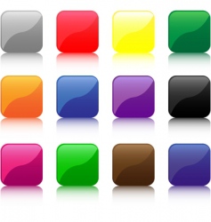 Buttons vector image
