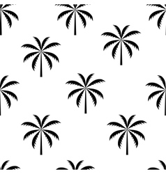 Palm tree seamless pattern vector image