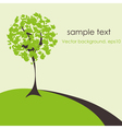 Abstract stylized origami tree vector image