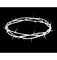 Crown of thorns vector image