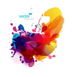 Colorful splash vector image