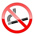No Smoking Sign vector image