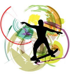 Skater boy vector image