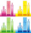 Perfume bottles vector image