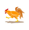 Rooster Cockerel Cock Retro vector image