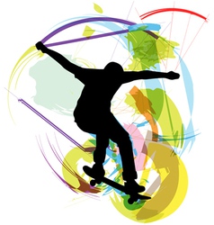 Skater boy vector image