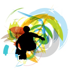 Skater boy vector image