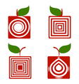 Apple icons vector image