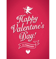 Valentines Day Poster vector image