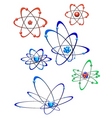 Atom collection vector image