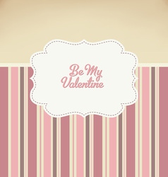 Valentine design vector image