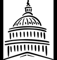 United States of America Capitol Building vector image