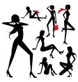 Model woman vector image