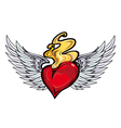 Retro tattoo vector image