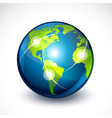 World globe vector image