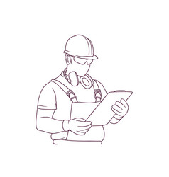 Engineer concept icon Royalty Free Vector Image