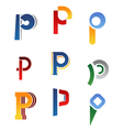 Alphabet symbols vector image