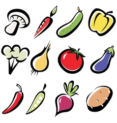 Vegetables 3 vector image