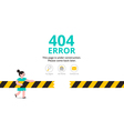 Under construction page vector image
