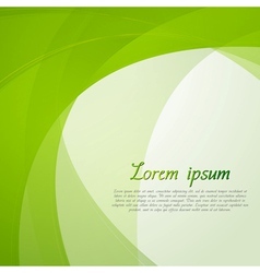 Bright green waves design Bright green waves design vector image