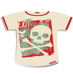Grunge T-shirt Design vector image