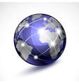 World globe vector image