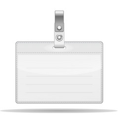 Name Tag Isolated on white vector image