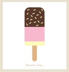 Summer ice cream bar vector image