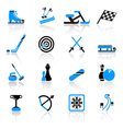 Sport icons vector image