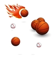 Sport balls sign set vector image