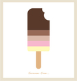 Summer ice cream Summer ice cream vector image