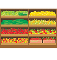 Vegetable shop vector image