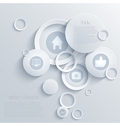 Infographic background design Eps10 vector image