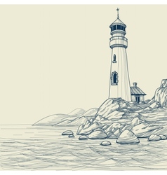 Lighthouse vector image