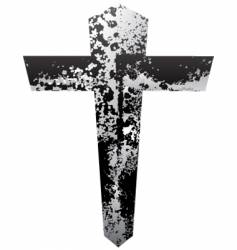Christian cross vector image