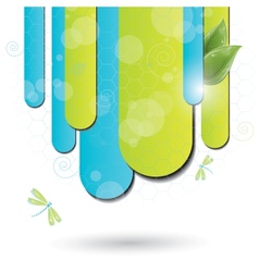 Nature background vector image