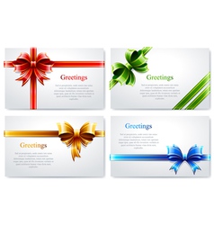 Beautiful business cards vector image