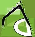 Compass vector image