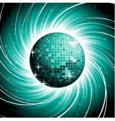Disco ball vector image