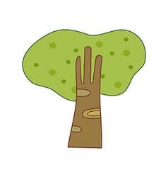 A tree vector image