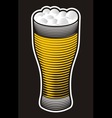 Beer pint vector image