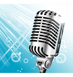 Microphone vector image