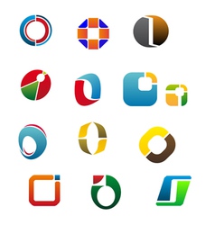 Alphabet symbols vector image