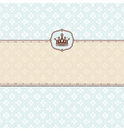 Cute retro frame vector image