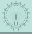 London eye vector image